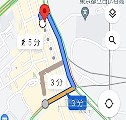 赤坂駅から『赤坂エンカウンター』への最短経路MAP